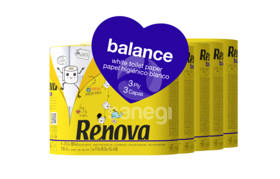 Papel Higiénico Renova Balance 20r Papel Higiénico Renova Balance 20r