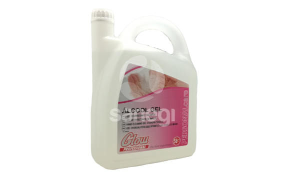 Álcool Gel Glow desifetante para mãos - 5 Litros